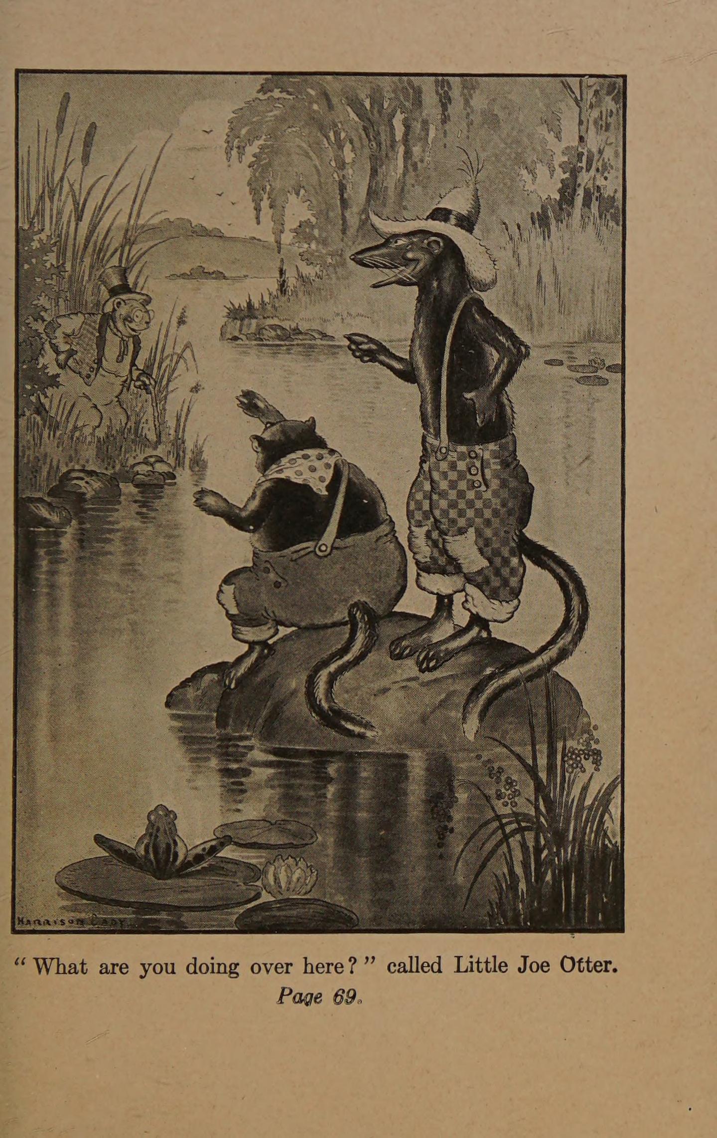 Billy Mink in an original illustration