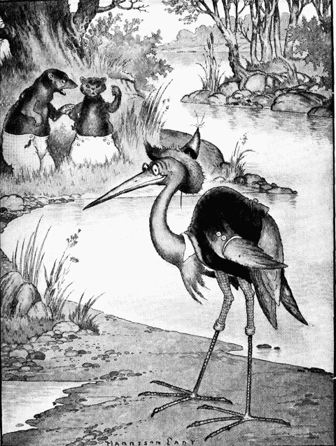 Billy Mink in an original illustration