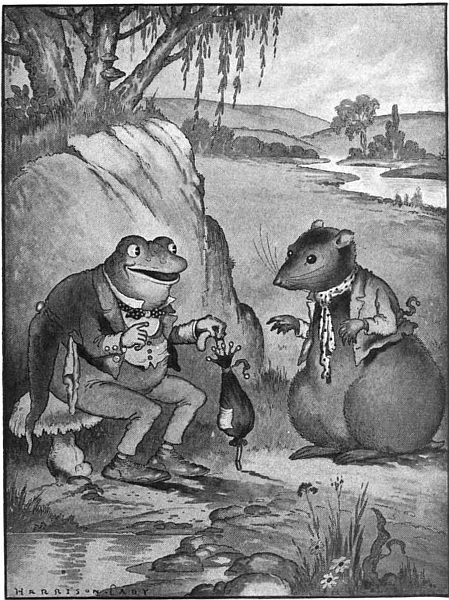 Danny Meadow Mouse in an original illustration