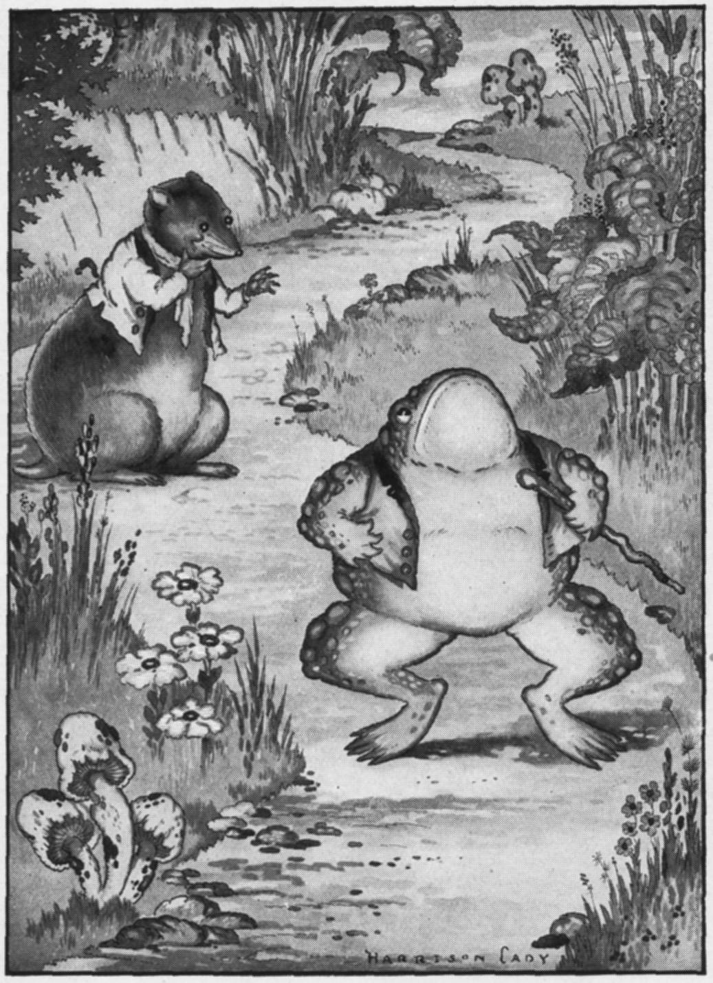 Danny Meadow Mouse in an original illustration
