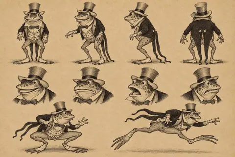 Grandfather Frog Green Meadows model