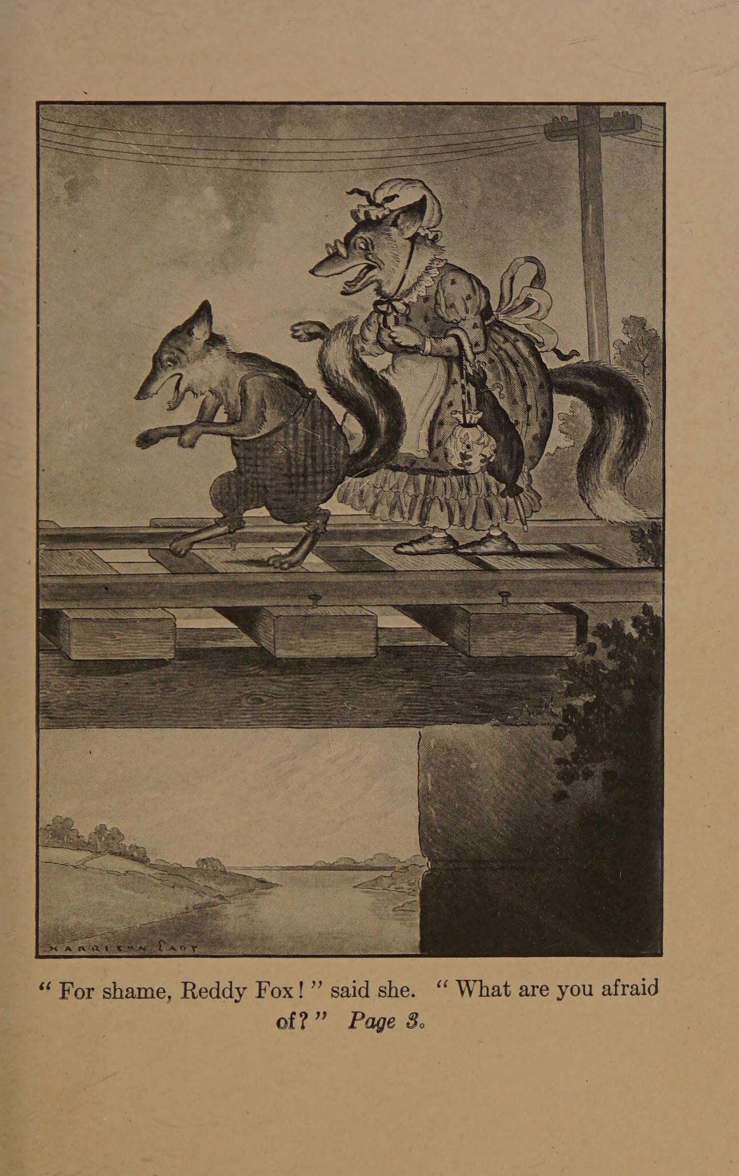 Granny Fox in an original illustration