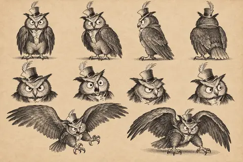 Hooty the Owl Green Meadows model