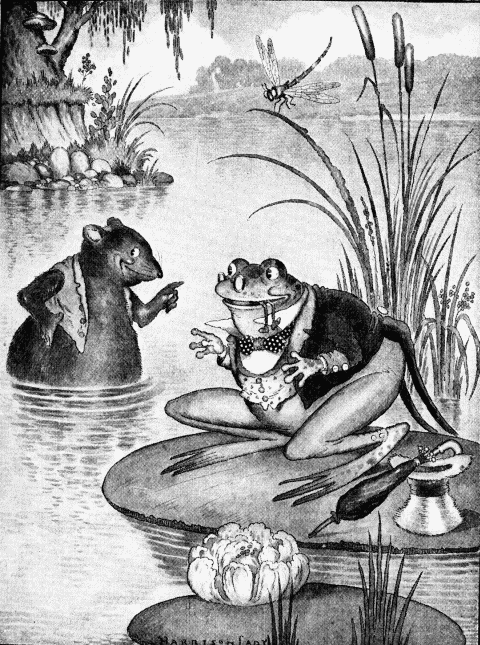 Jerry Muskrat in an original illustration