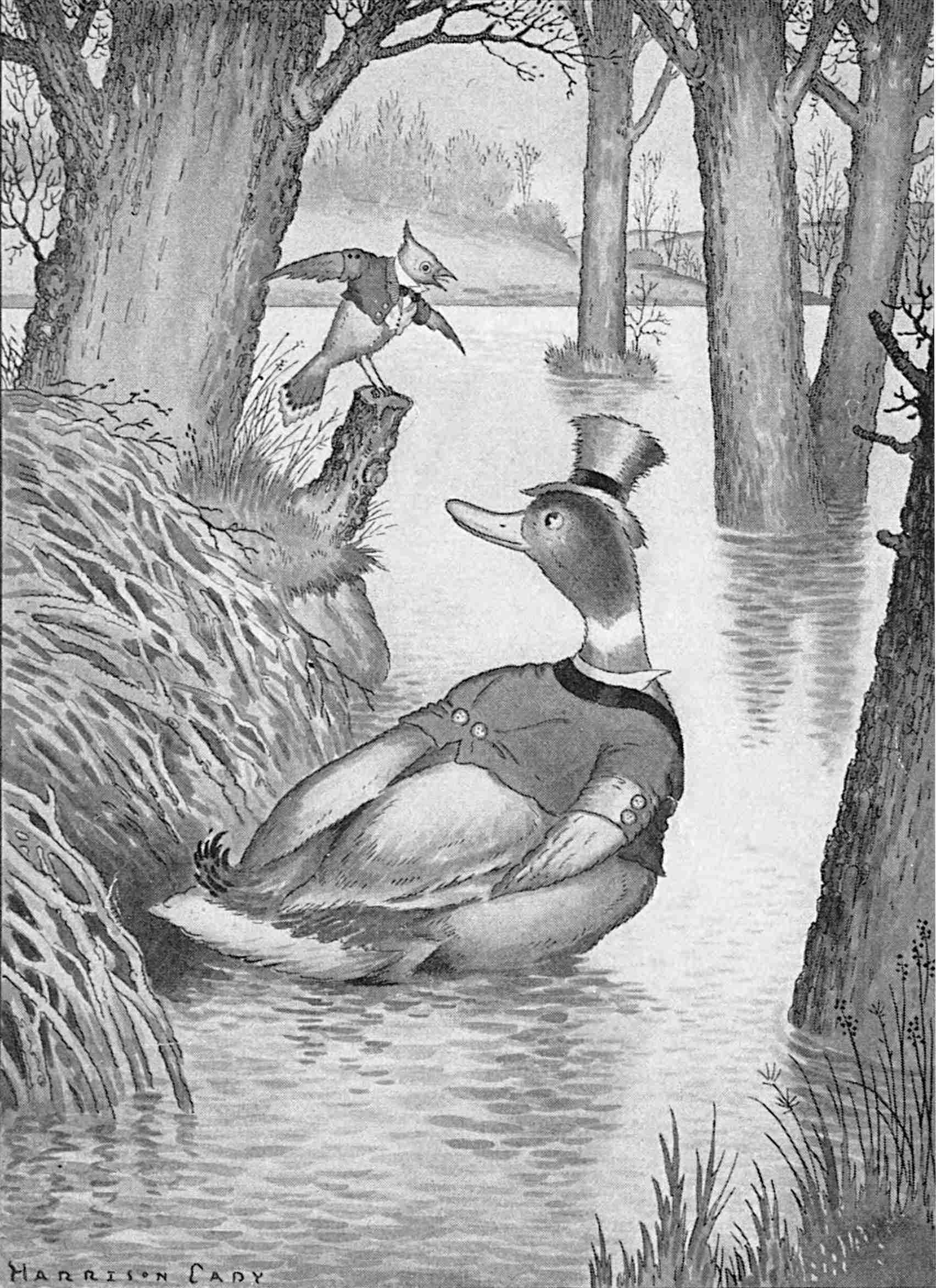 Mr. Quack in an original illustration