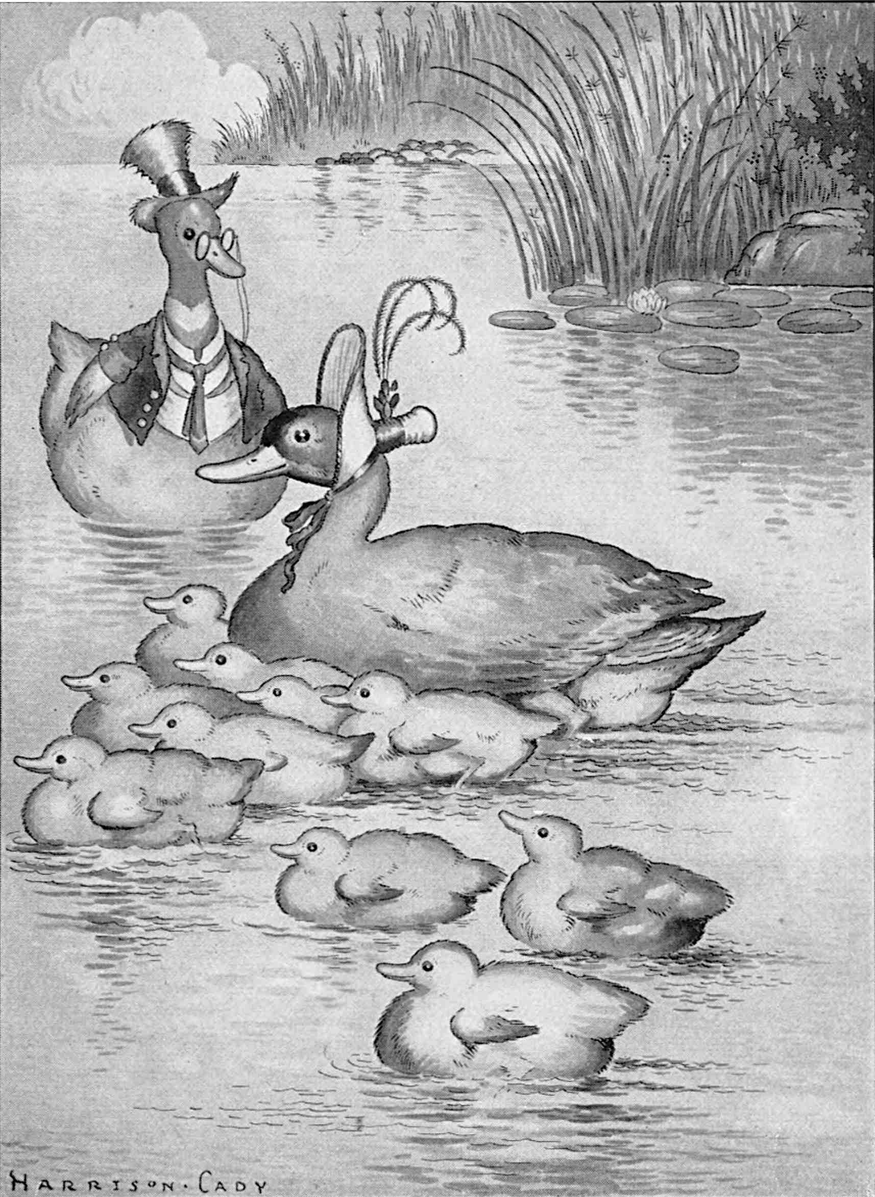 Mr. Quack in an original illustration