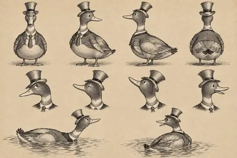 Mr. Quack Green Meadows model