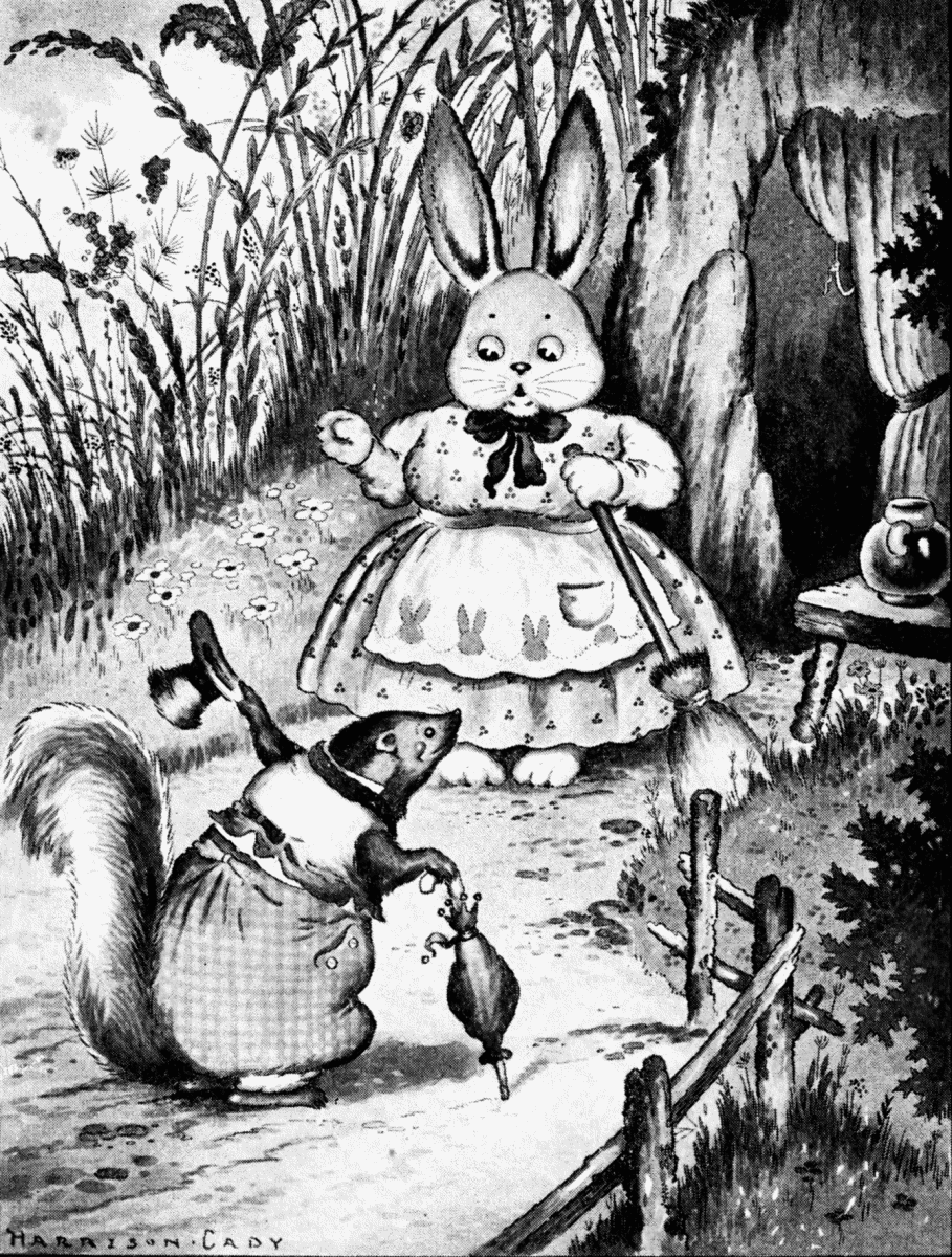 Mrs. Peter Rabbit in an original illustration