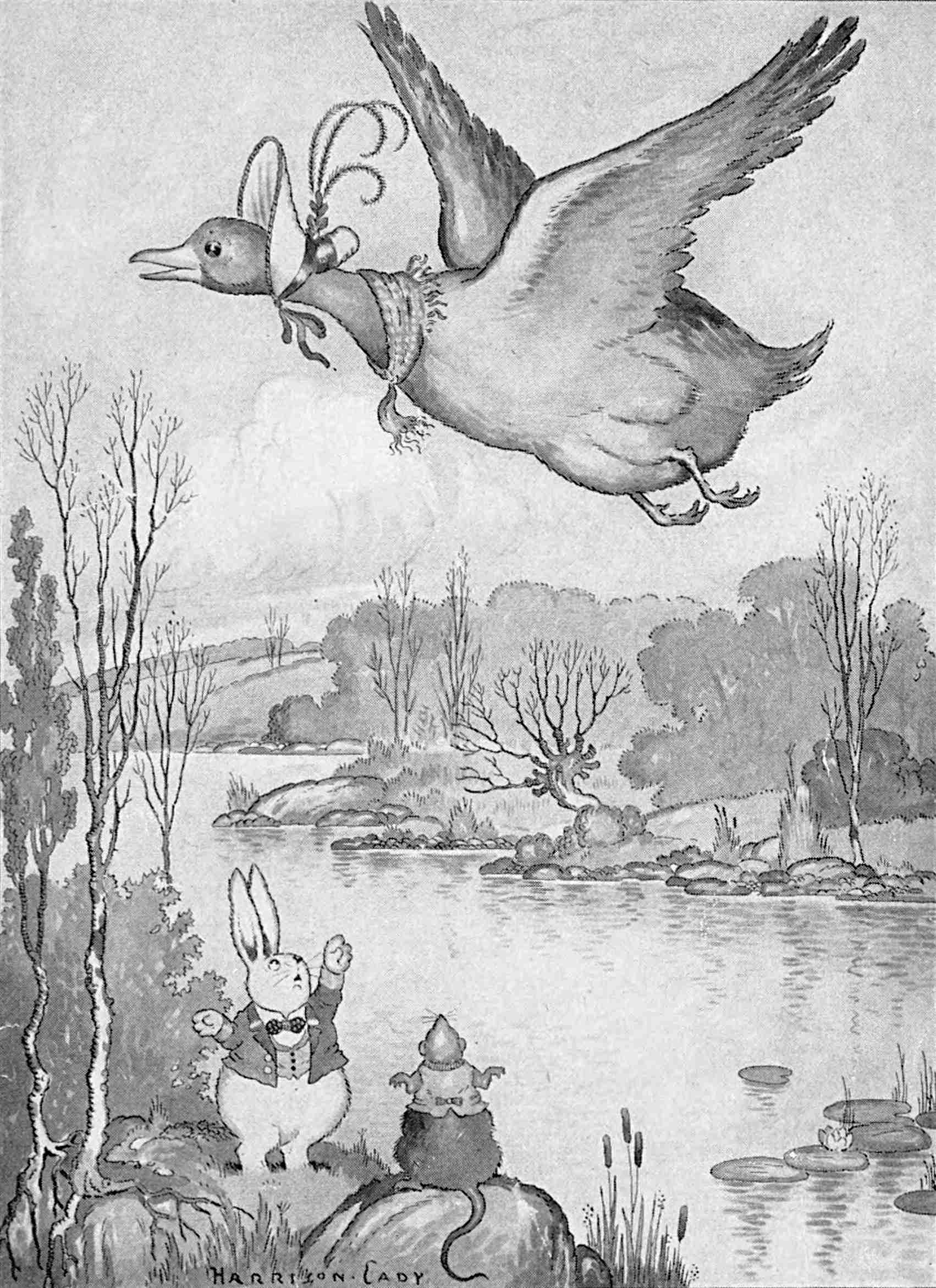 Mrs. Quack in an original illustration