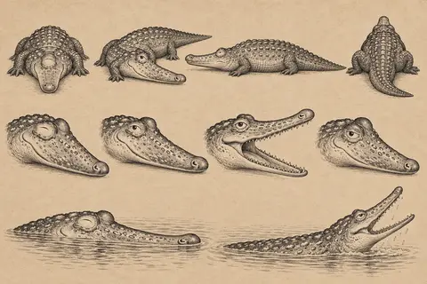 Old Ally the ’Gator Green Meadows model