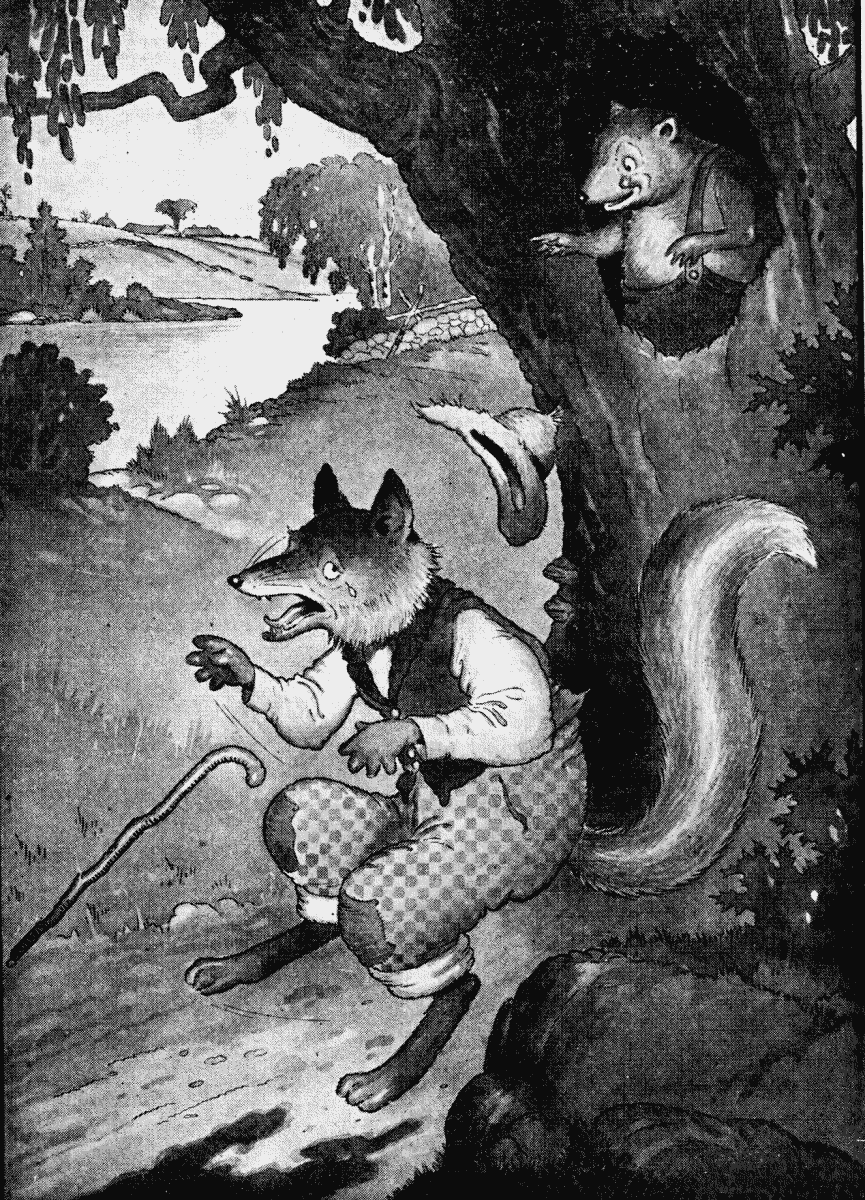 Reddy Fox in an original illustration