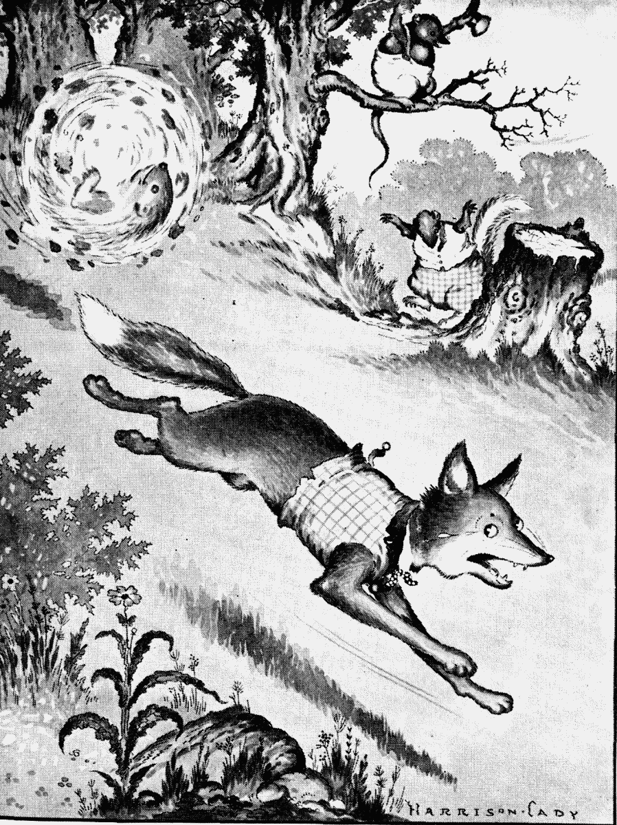 Reddy Fox in an original illustration