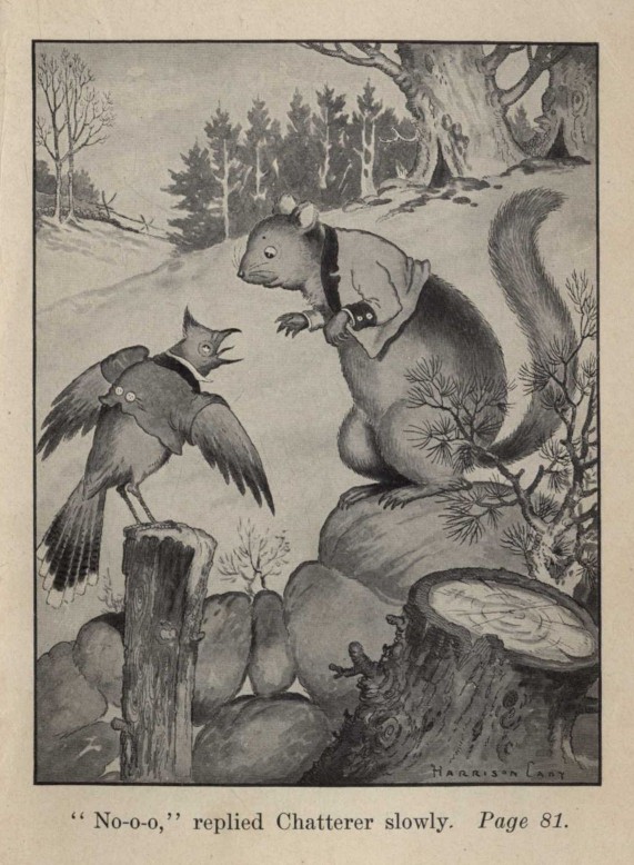 Sammy Jay in an original illustration