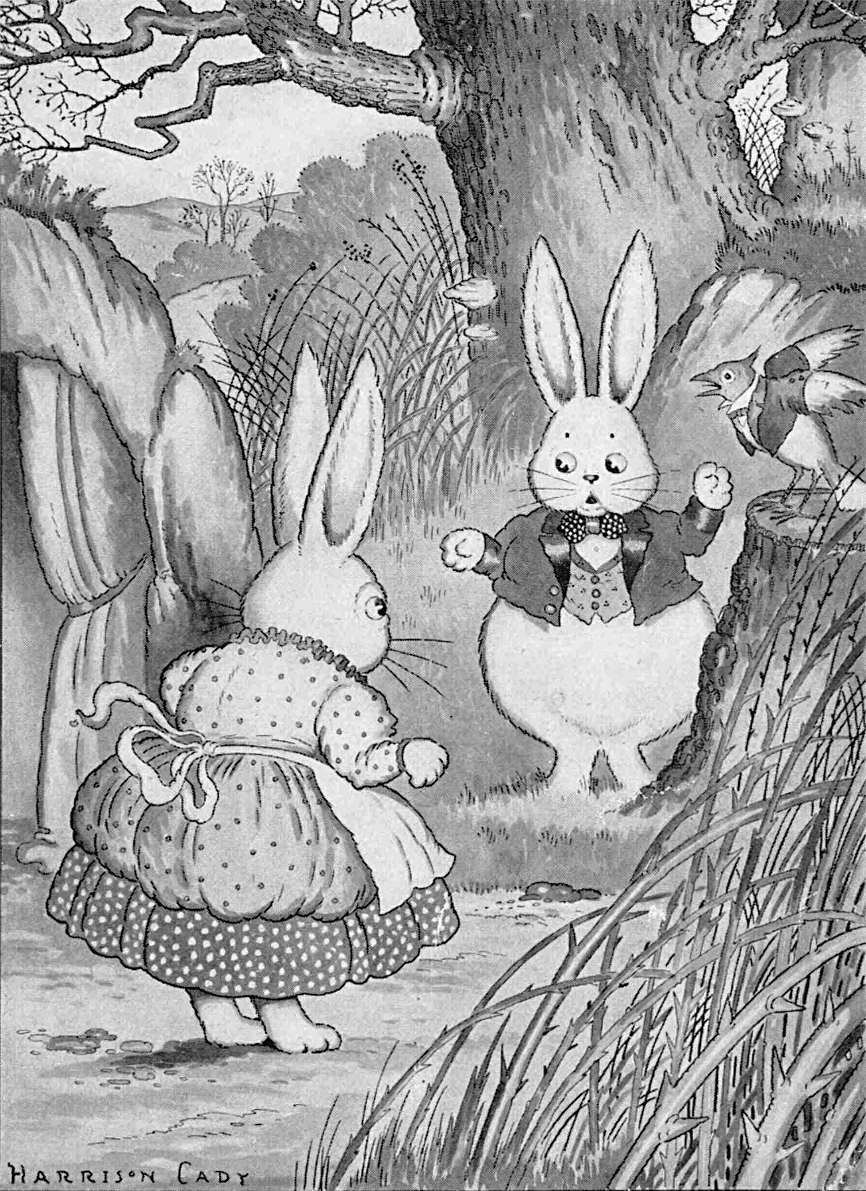 Sammy Jay in an original illustration