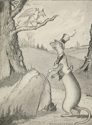 Shadow the Weasel in an original illustration