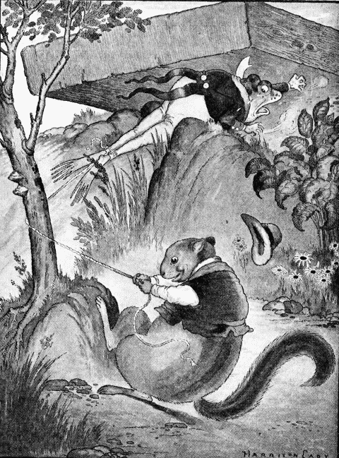 Striped Chipmunk in an original illustration