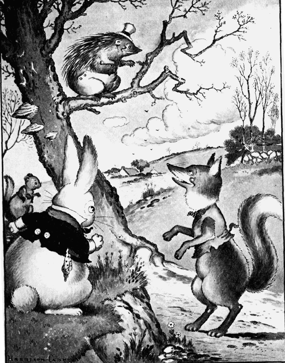 Striped Chipmunk in an original illustration