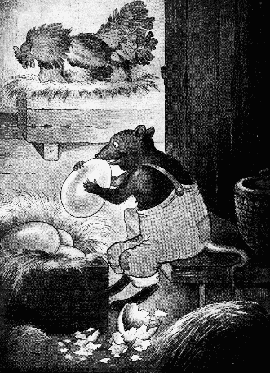 Unc' Billy Possum in an original illustration